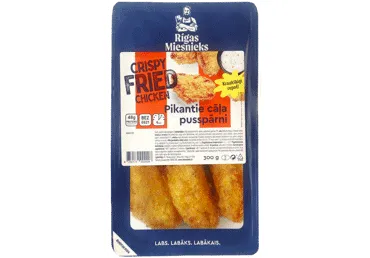 Kraukšķīgie pikantie cāļa pusspārni RM 300g