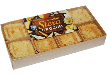 Kraukšķīgie siera groziņi 110g