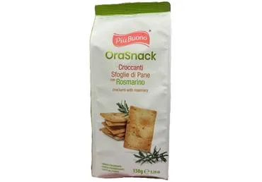 Krekeri ar rozmarīnu PIU BUONO 150g