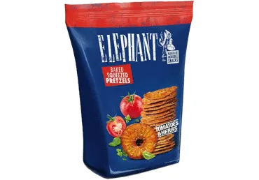 Krekeri ar tomātu un garšaugu garšvielām ELEPHANT 70g