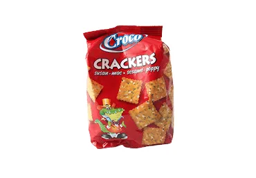 Krekeri CROCO, ar sezamu un magonēm, 100g