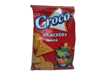 Krekeri CROCO ar šķiņķa garšu 100g