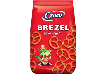 Kliņģerīši Sālīti Brezel CROCO, 80g