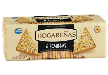 Krekeri HOGARENAS 6 sēklu maisījums 189g