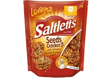 Sāļie krekeri Lorenz ar sēklām 100g