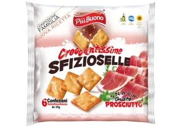 Krekeri Prosciutto garša PIU BUONO 180g