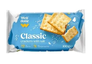 Krekeri sāļie WELL DONE 100g