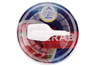 Krēms ar surimi nūjiņām un Kamambēra sieru Vodnij Svit, 140 g