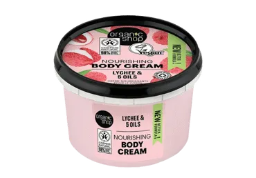 Krēms ķermenim ORGANIC SHOP Rozā liči 250ml