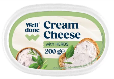 Krēmsiers ar zaļumiem WELL DONE 57,5% 200g