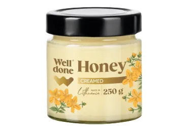 Krēmveida medus WELL DONE 250g