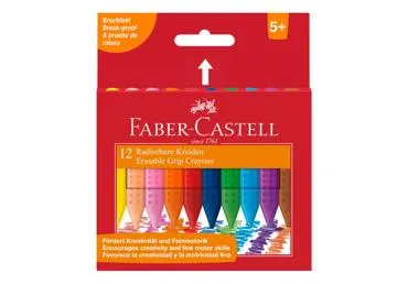 Krītiņi FABER-CASTELL Grip 12 krāsas