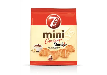 Kruasāni 7DAYS MINI kakao un vaniļa 185g