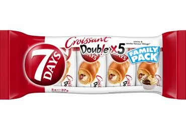 Kruasāni 7DAYS vaniļas-kakao 5x37g