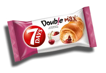 Kruasāns 7DAYS DOUBLE ķiršu-vaniļas 60g