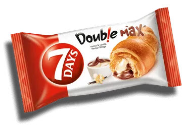 Kruasāns 7DAYS DOUBLE vaniļas-kakao 60g