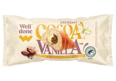 Kruasāns ar kakao vaniļas garšas pildījumu WELL DONE 60g
