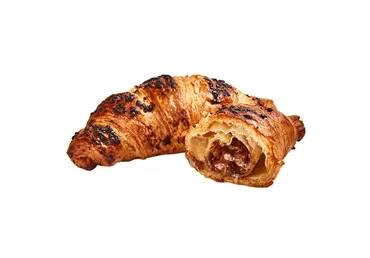 Kruasāns ar lazdu riekstu šokolādes pildījumu 95g
