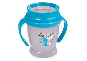 Krūze ar rokturiem LOVI 250ml zila