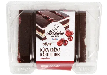 Kūka krēma kārtojums ar ķiršiem MEISTARA MARKA 400g