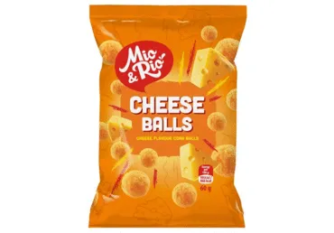 Kukurūzas bumbiņas MIO&RIO ar siera garšu 60g