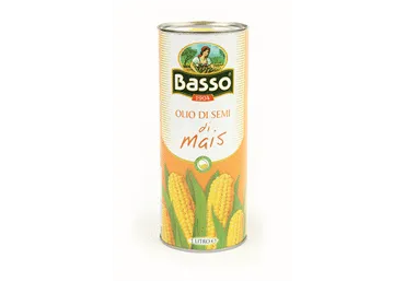 Kukurūzas eļļa BASSO 1l metāla bundžā
