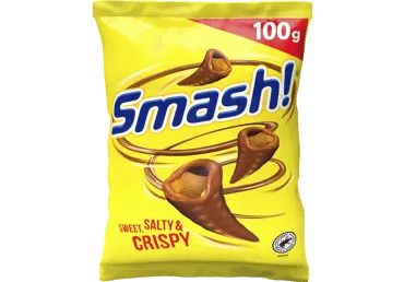 Kukurūzas kraukšķi piena šokolādē SMASH 100g