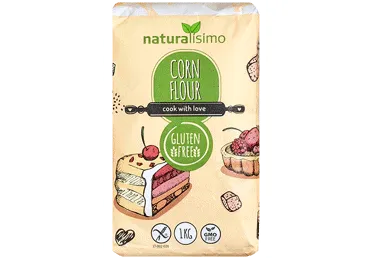 Kukurūzas milti Naturalisimo bez glutēna 1kg