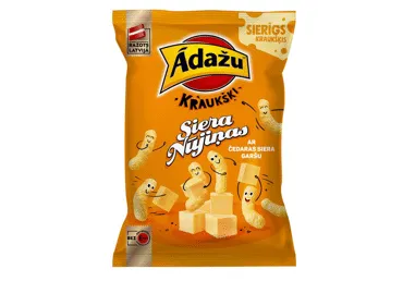 Kukurūzas nūjiņas ĀDAŽU siera 90g