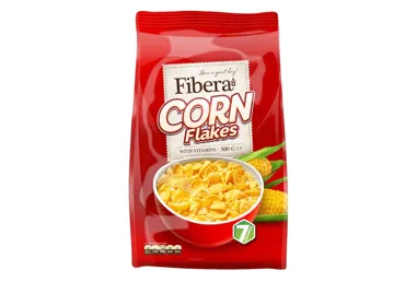 Kukurūzas pārslas FIBERA 500g