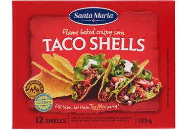 Kukurūzas Tako laiviņas SANTA MARIA 135g