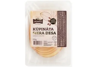 Siera kūpināta desa JAUNPILS šķēlēs 150g
