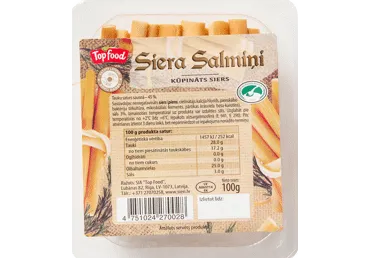 Siers kūpināts Siera Salmiņi 100g