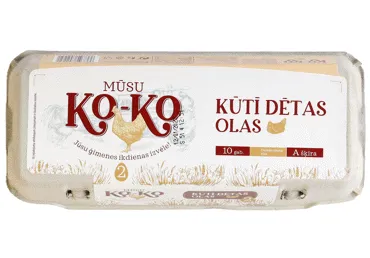 Kūtī dētas olas KOKO 10gab.