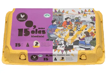 Kūtī dētas olas S/M OLUKSNE 15gab.