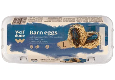 Kūtī dētas olas WELL DONE L izm.10gab.