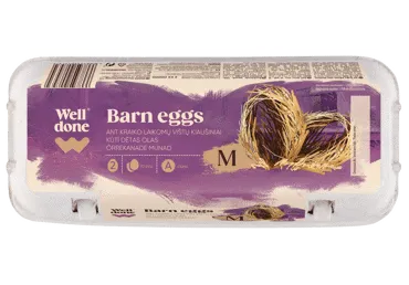 Kūtī dētas olas WELL DONE M izm.10gab.