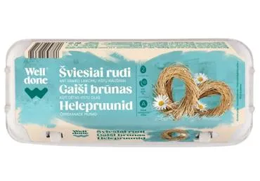 Kūtī dētas vistu olas g.brūnas WD 10gab.