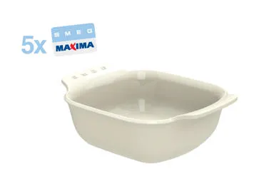 Kvadrātveida cepamtrauks SMEG krēmkrāsas