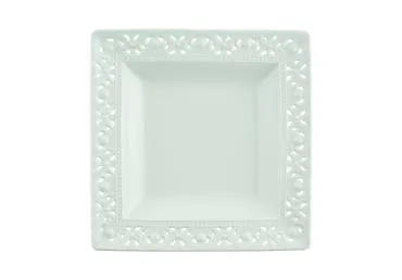 Kvadrātveida šķīvis AURORA Lace 22cm