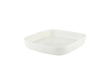 Kvadrātveida šķīvis AURORA Nordic White17cm