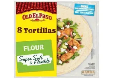 Kviešu tortiljas plāksnes OLD EL PASO 326g