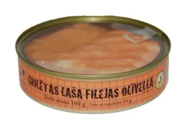 Laša filejas olīveļļā grilētas BRĪVAIS VILNIS 160g