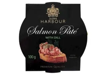 Laša pastēte QUEEN HARBOUR ar dillēm 100g