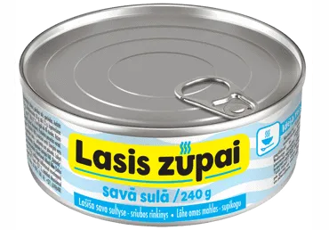 Lasis savā sulā, zupas izlase KAIJA, 240 g EO