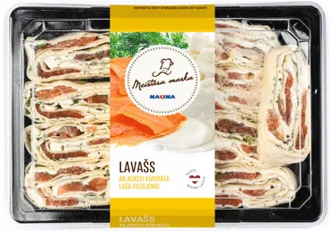 Lavašs ar auksti kūpināta laša pildījumu MEISTARA MARKA 250g