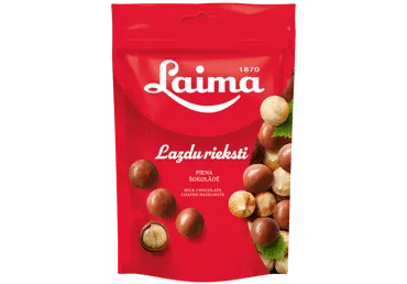 Lazdu rieksti piena šokolādē LAIMA 140g