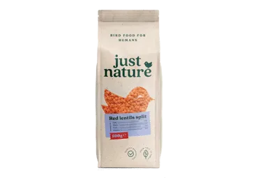 Lēcas JUST NATURE sarkanās šķeltas 500g