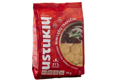 Lēcu kraukšķi USTUKIU ar BBQ garšu 70g