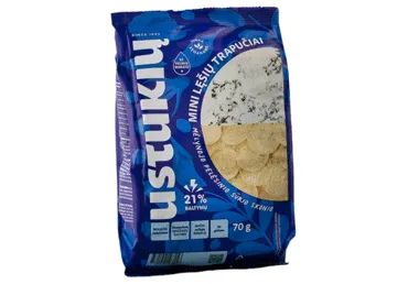 Lēcu kraukšķi USTUKIU ar zilā siera garšu 70g